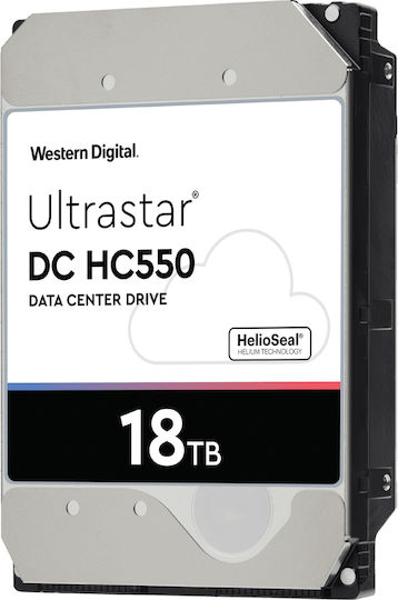 Western Digital Ultrastar DC HC550 18TB HDD Hard Drive 3.5" SATA III 7200rpm with 512MB Cache for NAS / Server 0F38459 view 4