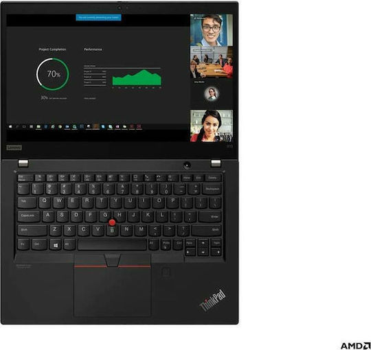 Lenovo ThinkPad X13 Gen 1 (AMD) 13.3" IPS FHD (Ryzen 7 Pro-4750U/16GB/512GB SSD/W10 Pro) Black (UK Keyboard) view 2