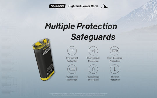 NiteCore NC10000 Power Bank 10000mAh 20W with USB-C Port Power Delivery Black Ansicht 8