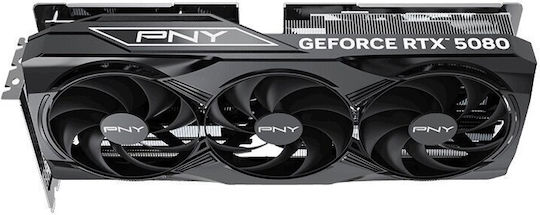 PNY GeForce RTX 5080 16GB GDDR7 Triple Fan Graphics Card Ansicht 2
