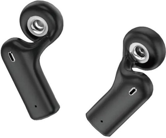 Foneng BL132 Open Ear Bluetooth Handsfree Earphones with Charging Case Black view 2