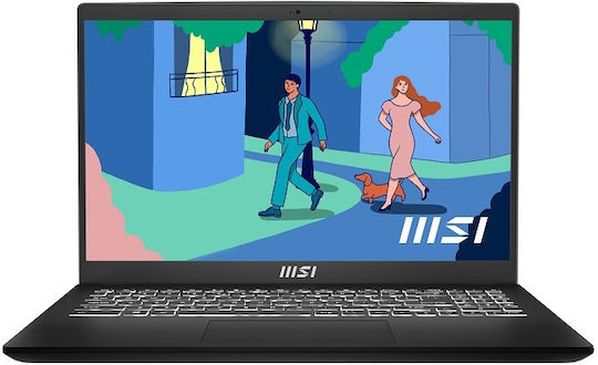 MSI Modern 15 B12M 15.6" FHD (i5-1235U/16GB/512GB SSD/W11 Pro) (GR Keyboard) view 6
