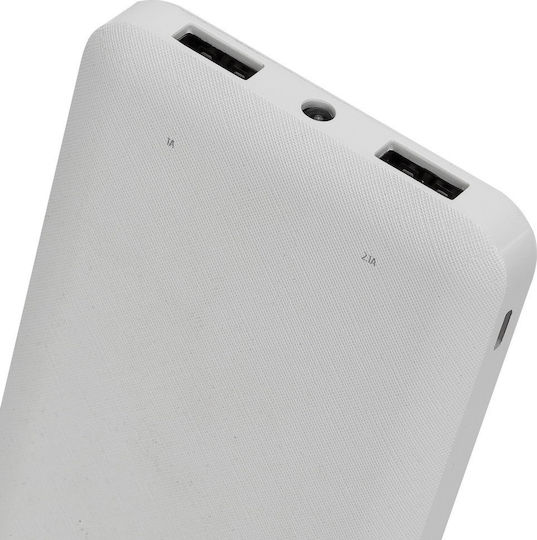Rivacase VA2010 Power Bank 10000mAh with 2 USB-A Ports White view 8