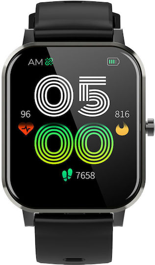 Denver SW-181 Smartwatch with Heart Rate Monitor (Black) view 1