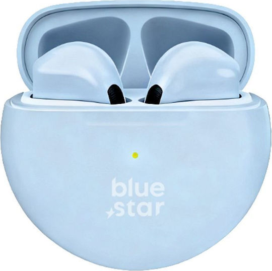 Blue Star TX3 Earbud Bluetooth Handsfree Headphones with Charging Case Blue view 2