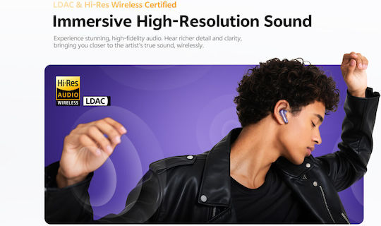 QCY Melobuds N70 Bluetooth Handsfree Earphones with Sweat Resistance and Charging Case Black view 8