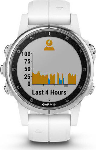 Garmin Fenix 5 Plus Stainless Steel 42mm Waterproof Smartwatch with Heart Rate Monitor (White) view 7