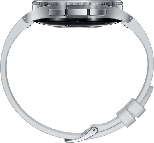 Samsung Galaxy Watch6 Classic Bluetooth Stainless Steel 47mm Waterproof with Heart Rate Monitor (Silver) view 5