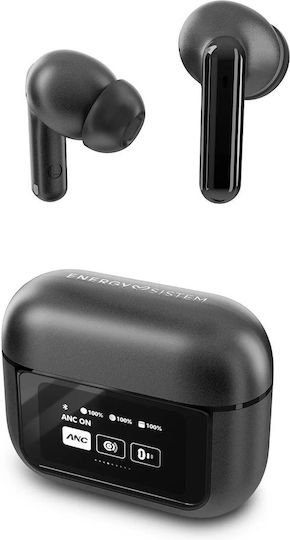 Energy Sistem Display ANC In-ear Bluetooth Handsfree Earphones with Charging Case Graphite view 5