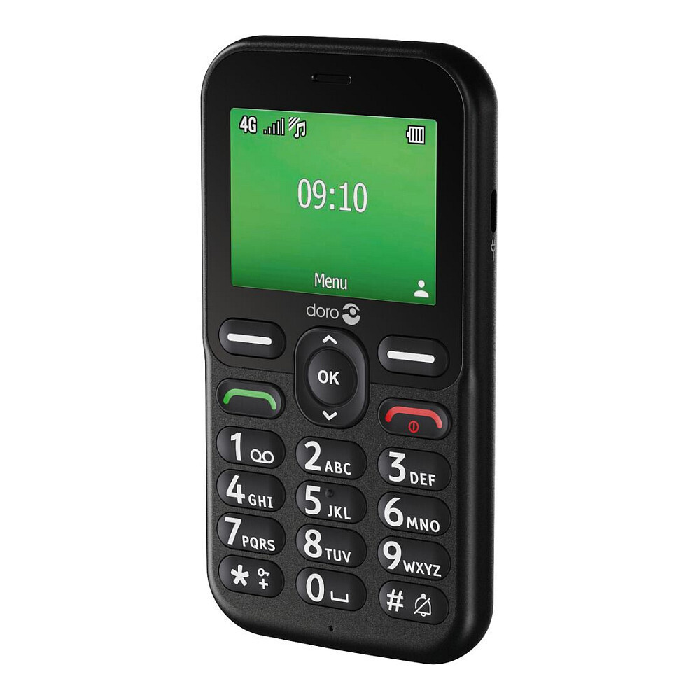 Doro Leva E10 Dual SIM Mobile Phone with Large Buttons Black – vizualizare 5