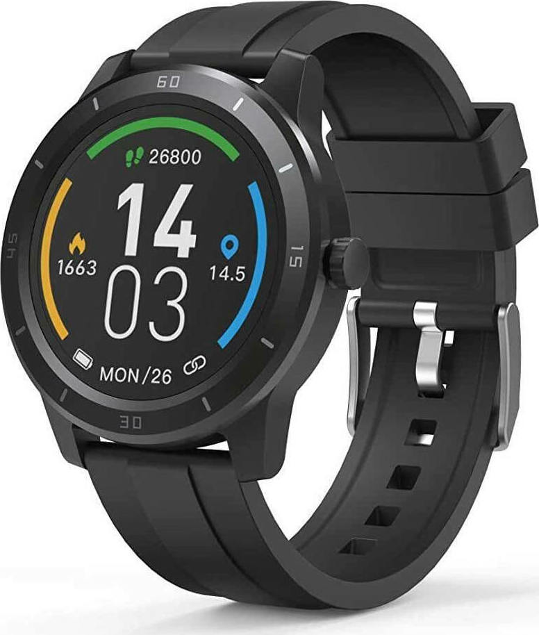 HAMA Fit Watch 6900 48mm Waterproof with Heart Rate Monitor (Black)