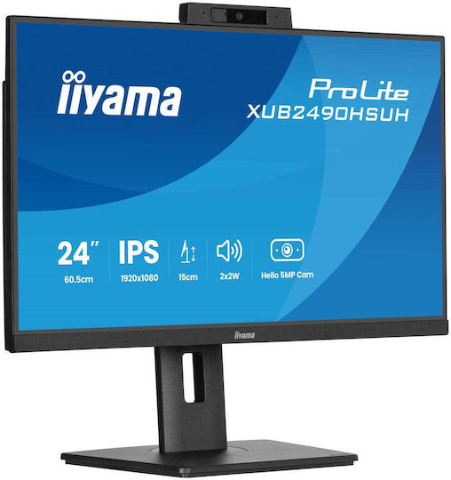 Iiyama ProLite XUB2490HSUH-B2 IPS Monitor 24" FHD 1920x1080 with Response Time 4ms GTG
