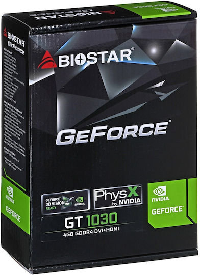 Biostar GeForce GT 1030 4GB GDDR4 Graphics Card view 6