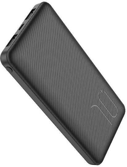 Borofone BT28 Power Bank 10000mAh 10W with 2 USB-A Ports Black view 3