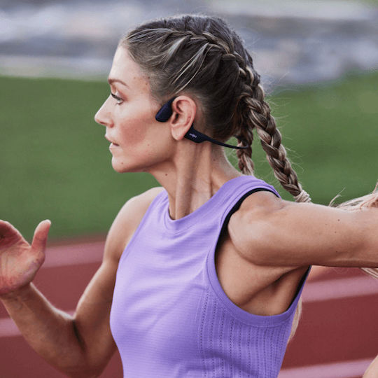 Shokz OpenRun Pro Bone Conduction Bluetooth Handsfree Earphones with Sweat Resistance Black view 5
