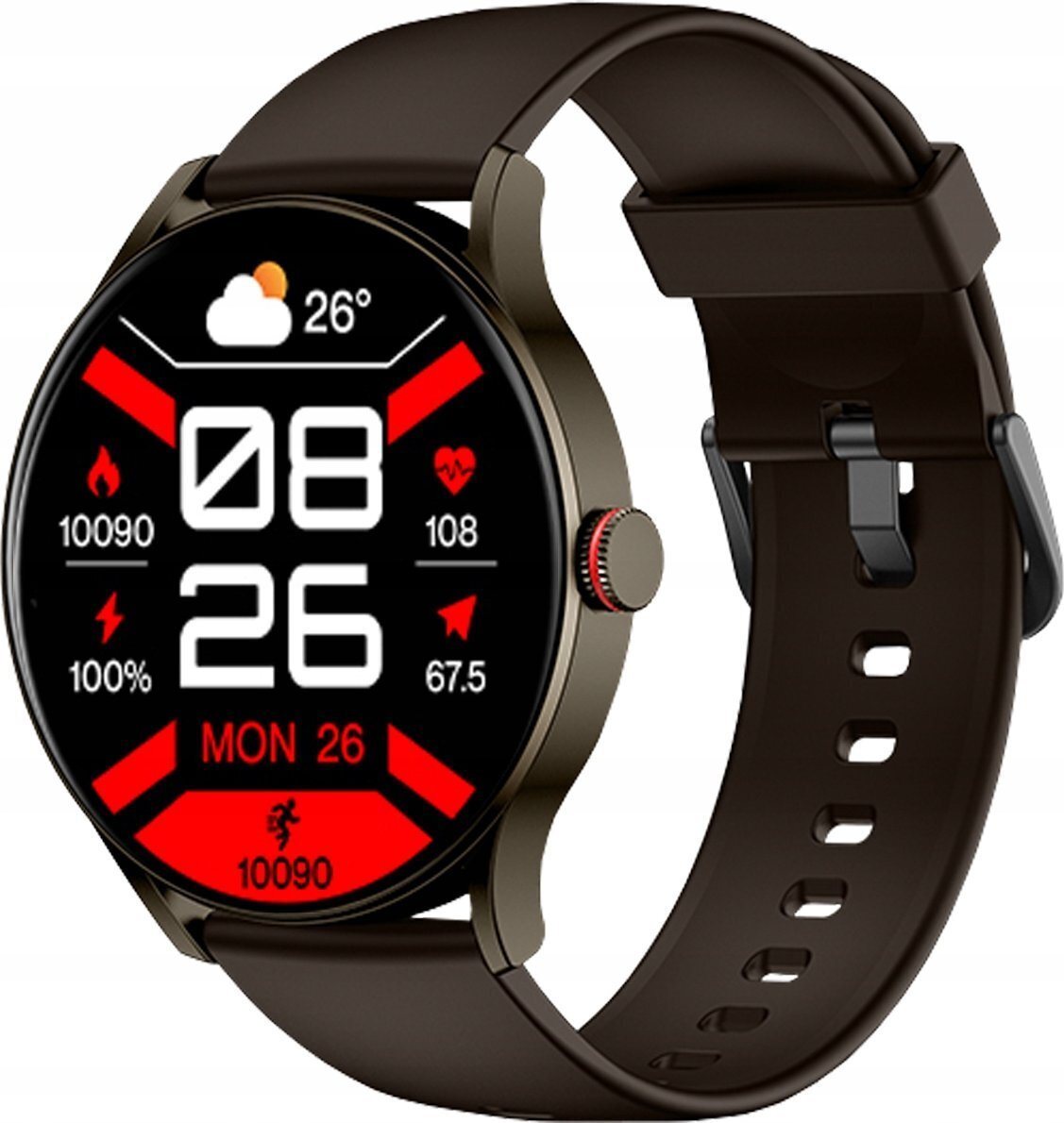Imilab Imiki TG1 45mm Smartwatch with Heart Rate Monitor (Brown) view 7