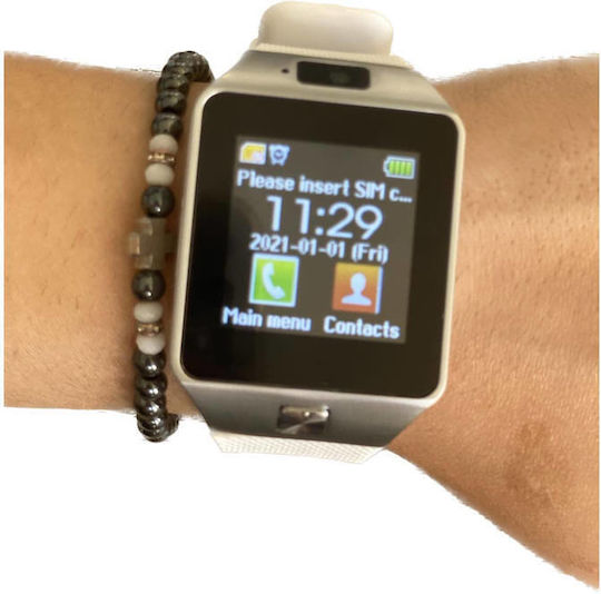 DZ14 Smartwatch with SIM (White) view 4