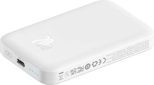 Baseus Mini MagSafe Power Bank 6000mAh 20W with USB-C Port White view 4