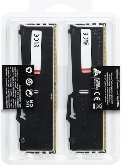 Kingston FURY Beast RGB DDR5 32GB RAM with 2x16GB Modules and Speed 6400 for Desktop KF564C32BBEAK2-32 view 8