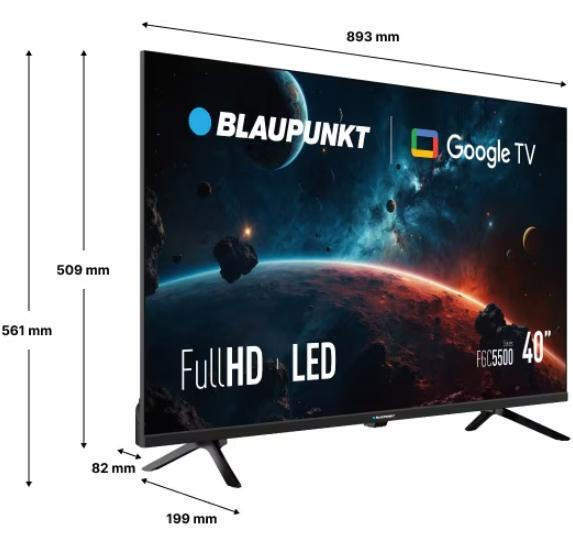 Blaupunkt Smart Television 40" Full HD LED 40FGC5500S (2024) view 7