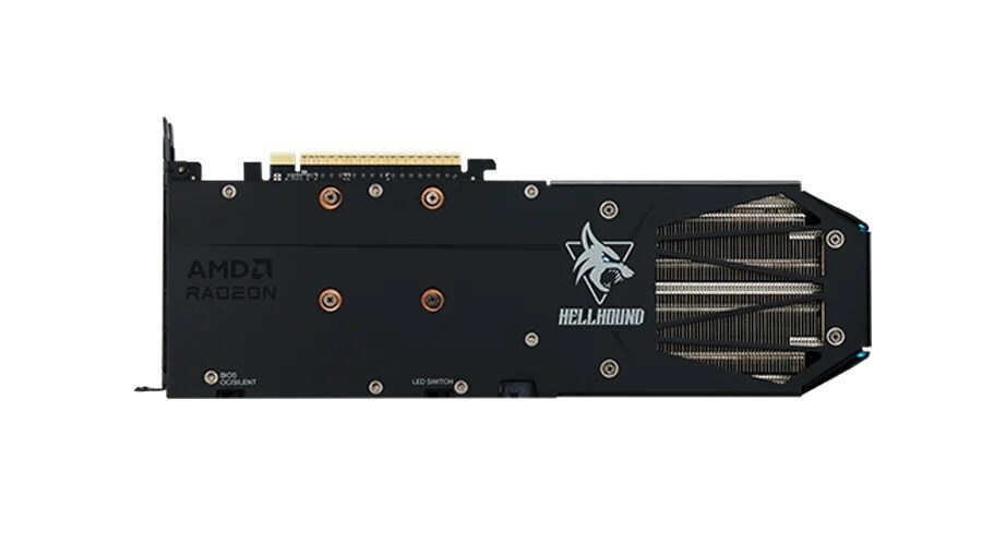 PowerColor Radeon RX 9060 XT 16GB GDDR6 Hellhound Graphics Card RX9060XT 16G-L/OC vista 2