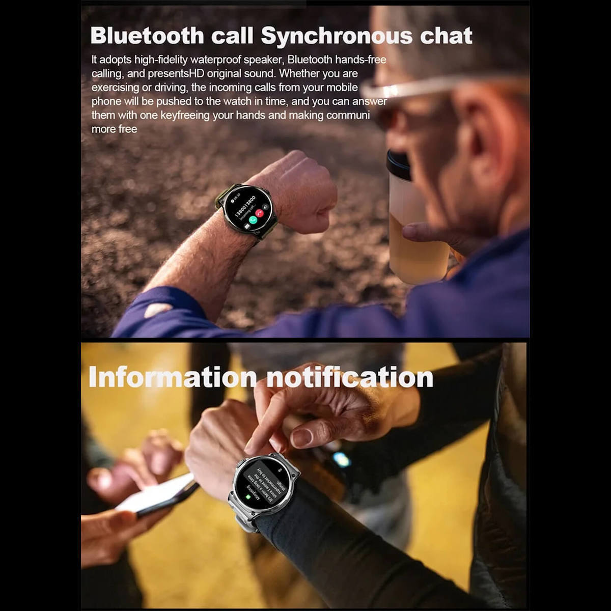 Smartwatch Microwear V69 Black Silicone view 5