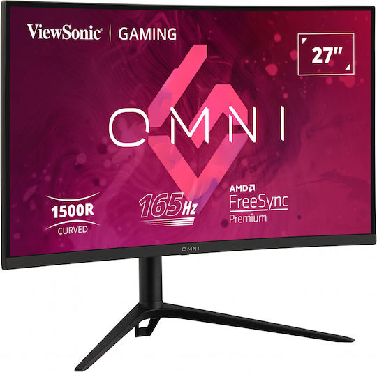 Viewsonic VX2718-2KPC-MHDJ VA Curved Gaming Monitor 27" QHD 2560x1440 165Hz vue 3