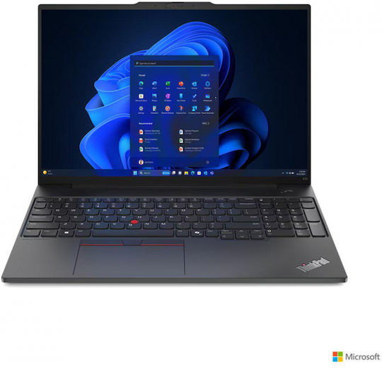 Lenovo ThinkPad E16 Gen 2 (Intel) 16" IPS FHD+ (Ultra 7-155H/16GB/1TB SSD/W11 Pro) Black (GR Keyboard) view 1