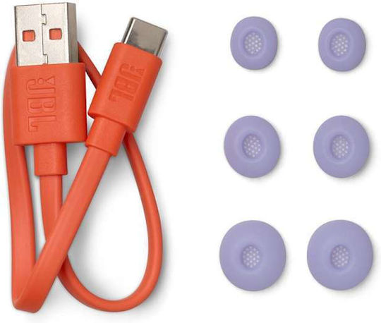 JBL Live Buds 3 Bluetooth Handsfree Earphones with Sweat Resistance and Charging Case Purple vue 6