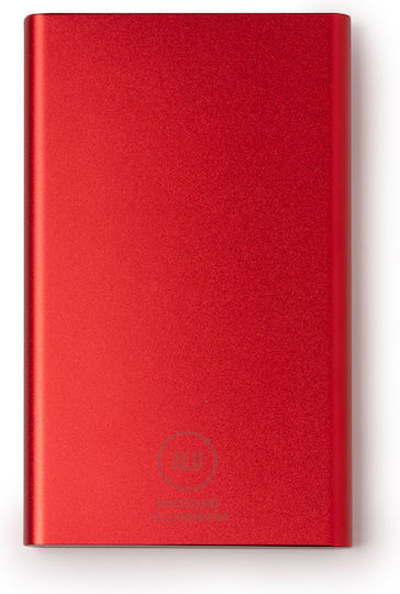 KARNA Power Bank 4000mAh with USB-A Port Red view 1