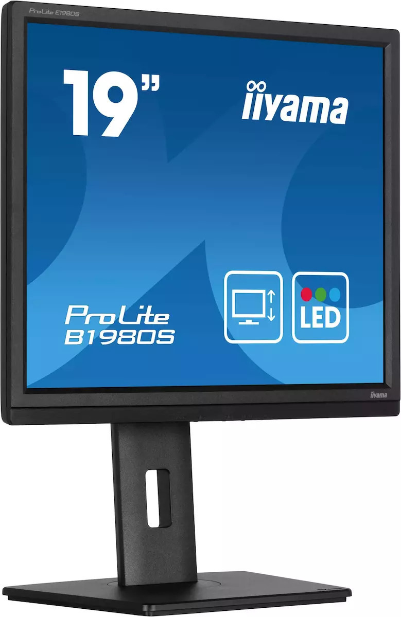 Iiyama ProLite B1980S-B1 TN Monitor 19" 1280x1024 with Response Time 3ms GTG vue 2