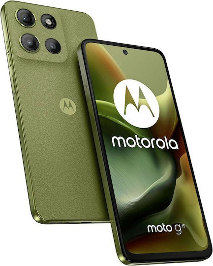 Motorola Moto G15 Dual SIM (4GB/128GB) Iguana Green view 1