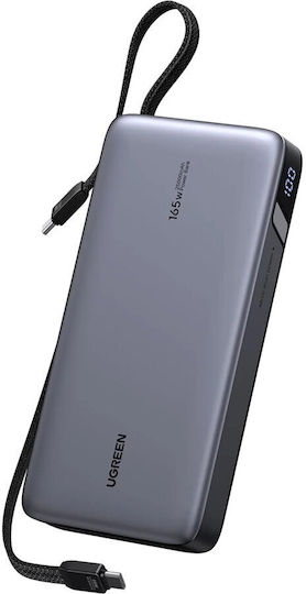Ugreen PB726 Power Bank 25000mAh 165W with USB-A Port and 3 USB-C Power Delivery Ports Gray view 1