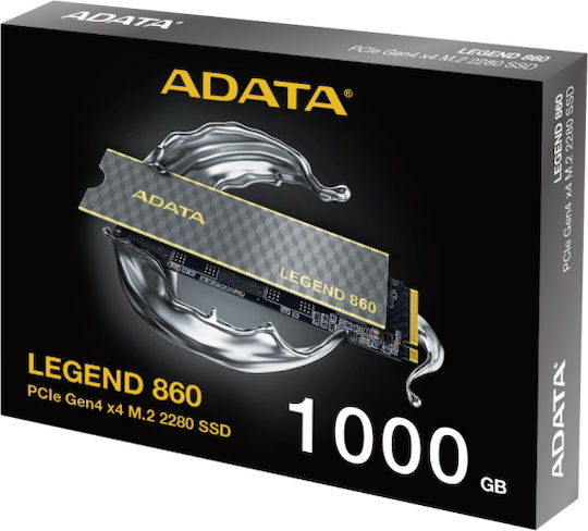 Adata Legend 860 SSD 1TB M.2 Type with PCI Express 4.0 Connection SLEG-860-1000GCS view 2