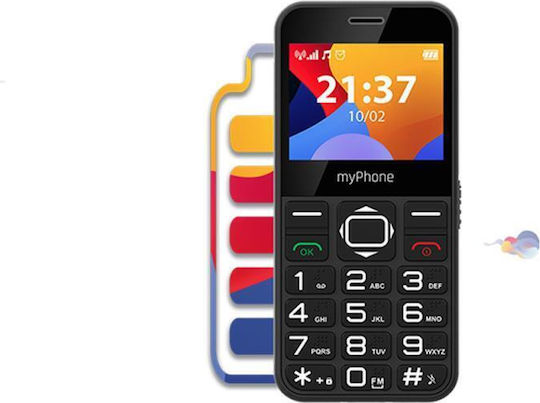 MyPhone Halo 3 Single SIM Mobile with Large Buttons (English Menu) Black view 4
