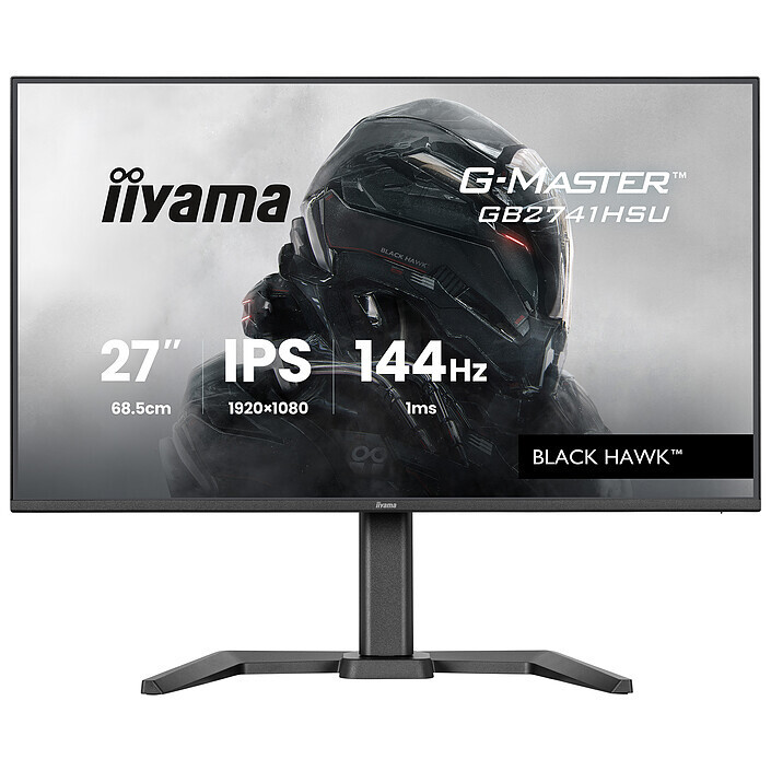 Iiyama G-Master Black Hawk IPS Monitor 27" FHD 1920x1080 144Hz view 1