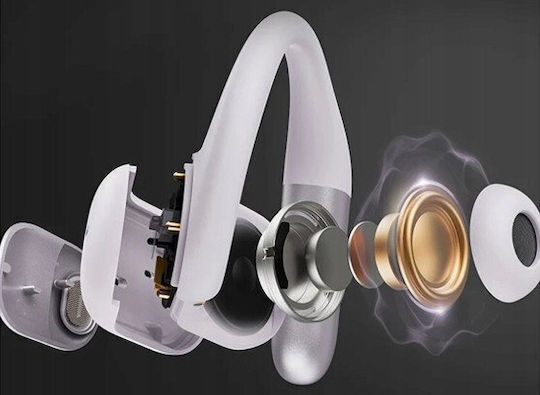 Bugani B15 Open Ear Bluetooth Handsfree Headphones with Sweat Resistance and Charging Case Black view 5