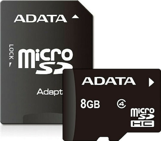 Adata AUSDH8GCL4-RA1 microSDHC 8GB Class 4 Default Speed with Adapter 视图 2