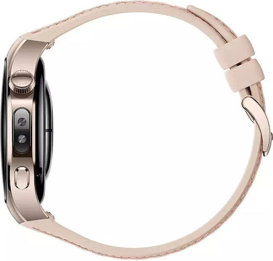 Huawei Watch 5 Stainless Steel 42mm Waterproof with eSIM and Heart Rate Monitor (Beige) view 7