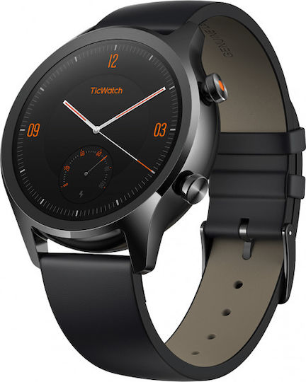Ticwatch C2 Stainless Steel 43mm Smartwatch (Black) view 4