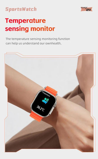 XO M8 Pro Smartwatch with Heart Rate Monitor (Yellow) view 7