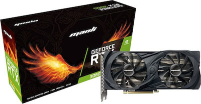 Manli GeForce RTX 3060 12GB GDDR6 Dual LHR Graphics Card view 2