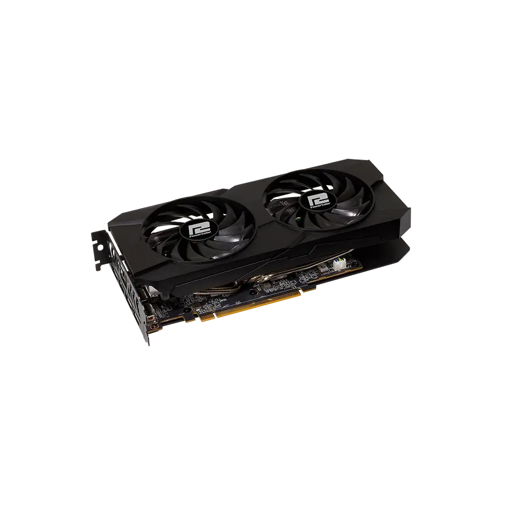 PowerColor Radeon RX 7600 rev. 2.0 8GB GDDR6 Fighter Graphics Card 1A1-G00433100G view 3