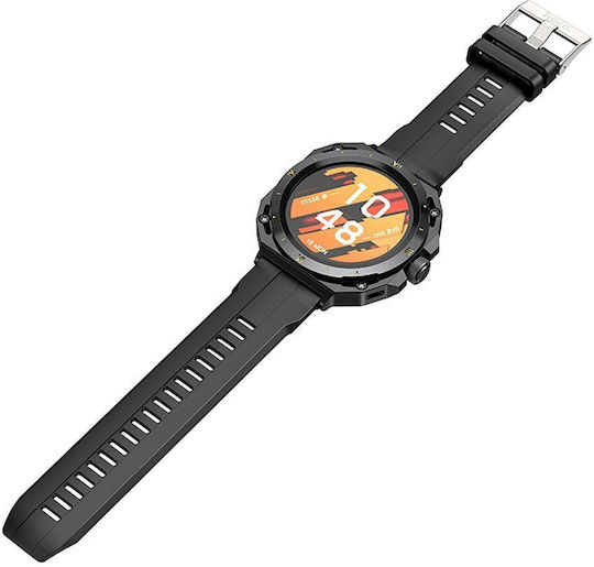 Hoco Y14 Smartwatch with Heart Rate Monitor (Black) vue 5