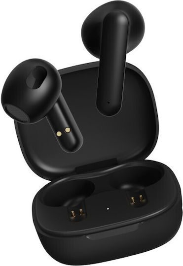 Streetz T160 Earbud Bluetooth Handsfree Earphones with Charging Case Black vue 2