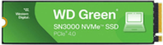 Western Digital Green SN3000 SSD 1TB M.2 Type PCI Express 4.0 Connection WDS100T4G0E-00CPS0 Bulk vista 3