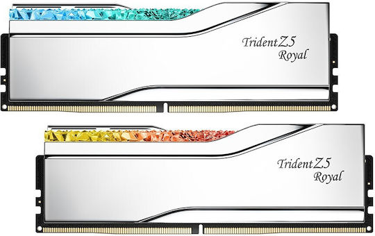 G.Skill Trident Z5 Royal Neo EXPO DDR5 32GB RAM with 2x16GB Modules and Speed 6000 for Desktop F5-6000J2836G16GX2-TR5NS view 2