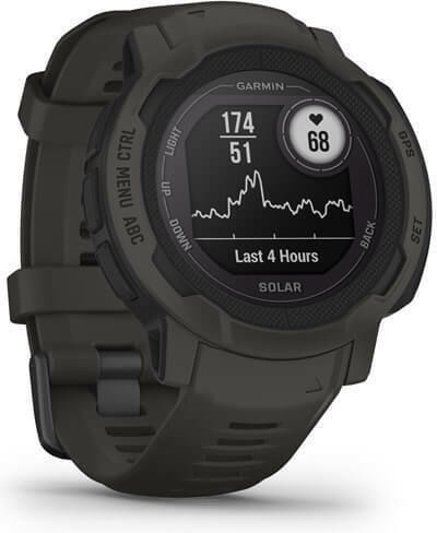 Garmin Instinct 2 Solar 45mm Waterproof Smartwatch with Heart Rate Monitor (Graphite) view 3