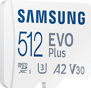 Samsung Evo Plus (2021) microSDXC 512GB Class 10 U3 V30 A2 UHS-I görünüm 3