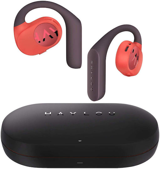 Haylou PurFree Buds Bluetooth Handsfree Earphones with Sweat Resistance and Charging Case Orange